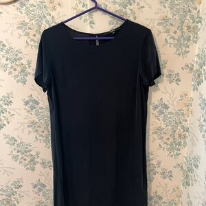 Quince Black Sheath Mini Dress